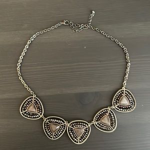 Purple Gem Stone Necklace